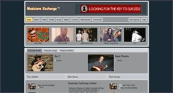 Desktop Screenshot of musiciansexchangeonline.com